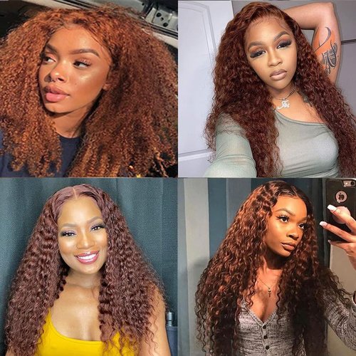 Giginger Bundles Human Hair 18 20 22 Inch Color 30 Light Brown Jerry Curly Wave Bundles Human Hair Unprocessed Quick Weave Soft Sewn In Hair Extensions for Black Women