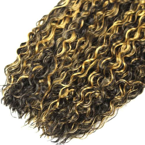 Habiliana Bundles Human Hair 20 22 24 Inch Jerry Curly P1B/27 Human Hair Bundles 12A Unprocessed Brazilian Virgin Quick Weave Hair Extensions for Black Women