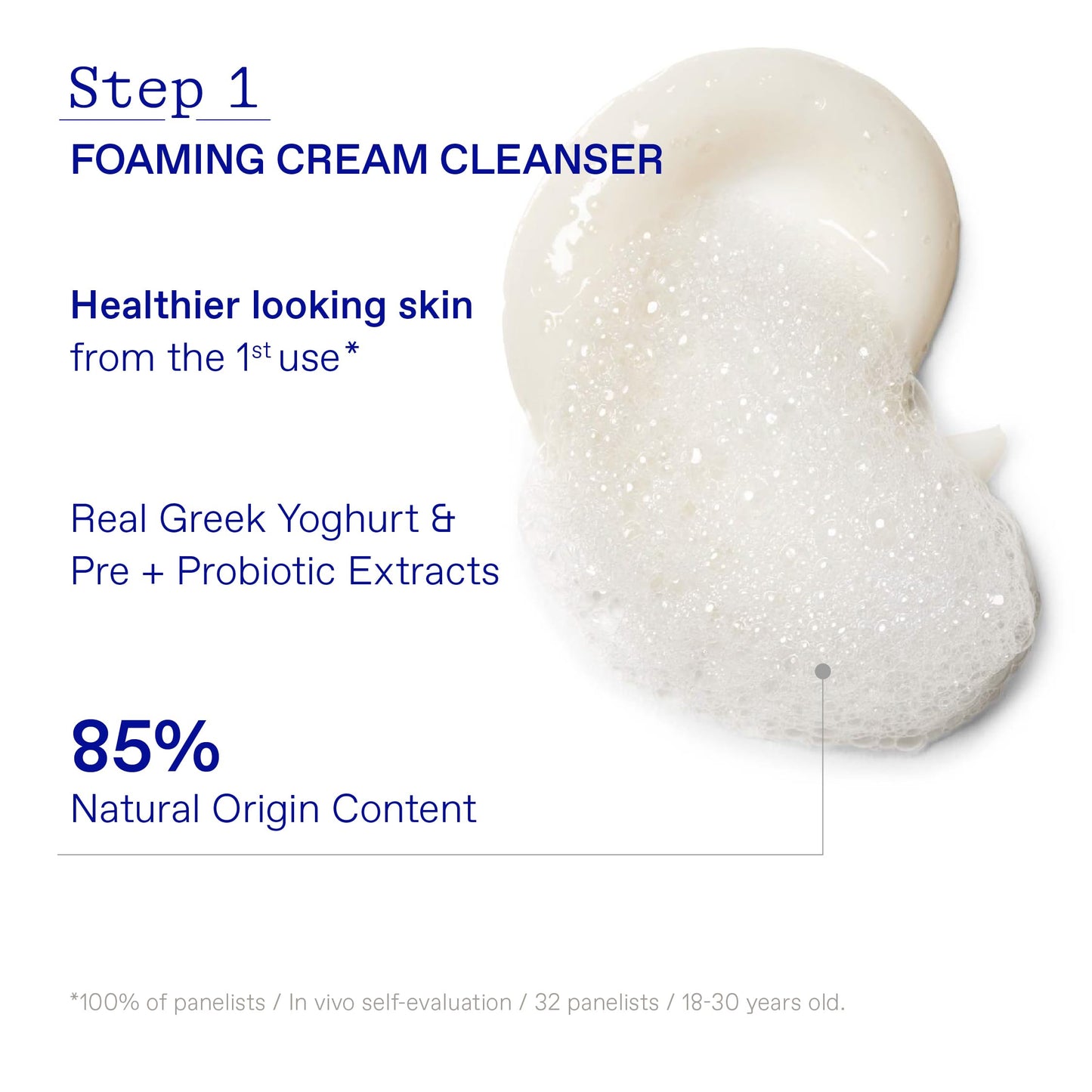 KORRES Greek Yoghurt Hydration Boost Trio Set, 3-Step Skin Care Kit with Foaming Cream Cleanser, Eye Gel & Probiotic Gel Cream, Pre & Probiotics for Balanced Hydration, Clean Beauty, 3 Piece Set