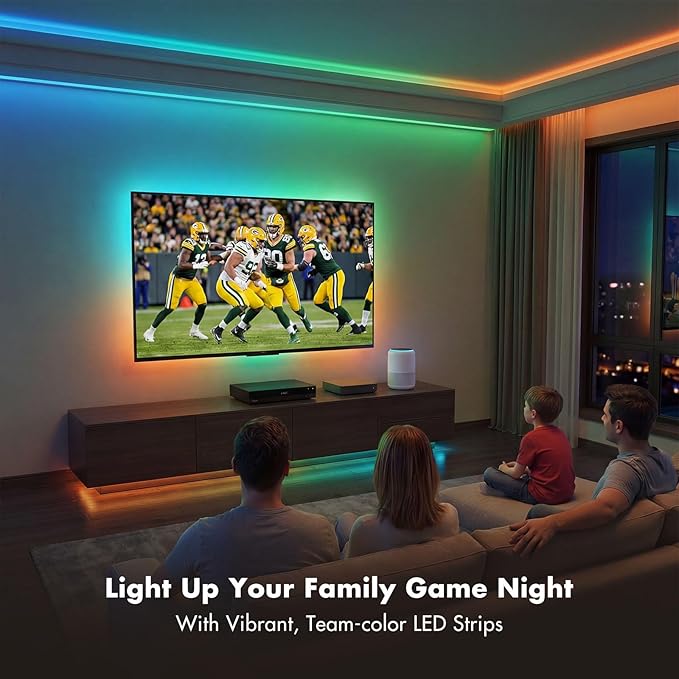 166 ft I(2 Rolls of 83ft) C+RGB,Led Lights for Bedroom,Music Sync Color Changing,Led Strip Lights,with Remote App Control, Led Lights for Room Home Kitchen Decor Party
