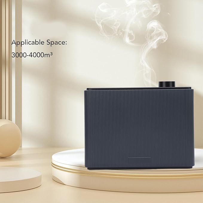 15W 1000ml Smart Essential Oil Diffuser, Automatic Fragrance Diffuser with Fan, APP Control, WiFi, Bluetooth & Timer Function for Home, Office, Bedroom (US Plug)