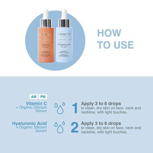 Infinitek® Paris, Perfect Duo SERUMMIX Kit - Vitamin C and Hyalouronic Acid