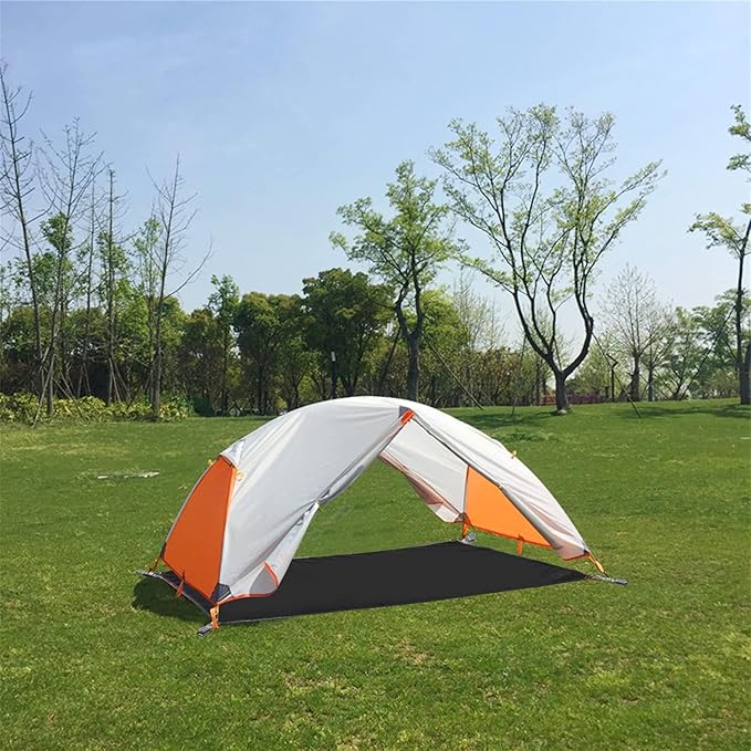REDCAMP Ultralight Tent Footprint, PU 2000 Waterproof Camping Tent Tarp with Drawstring Carrying Bag, Waterproof Camping Tarp for Outdoor Hiking Camping