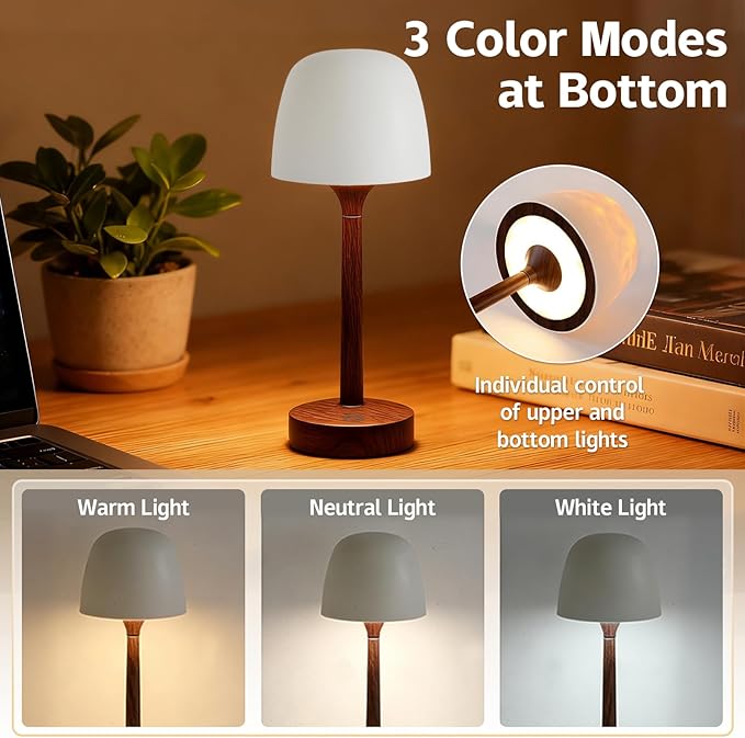 Shower Light, Spa-Like Waterproof Bathroom Shower Lamp with 16 Color Ocean Wave Projector, Rechargeable Cordless Light with Touch & Remote Control, Bathroom Lamp for Inside Shower & Bathtub