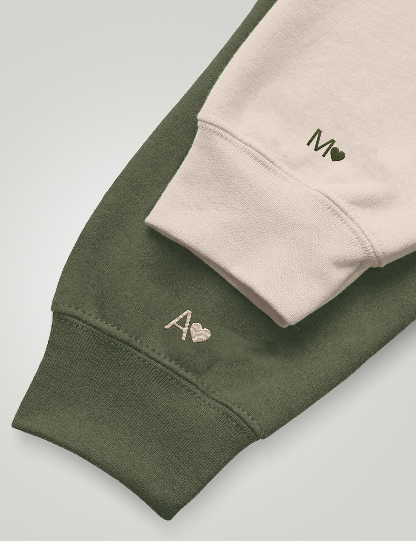 Custom Embroidered Roman Numeral Hoodies&Sweatshirts - Embroidered Sweatshirt Couple Hoodies - Matching Hoodies For Couples Multicolor