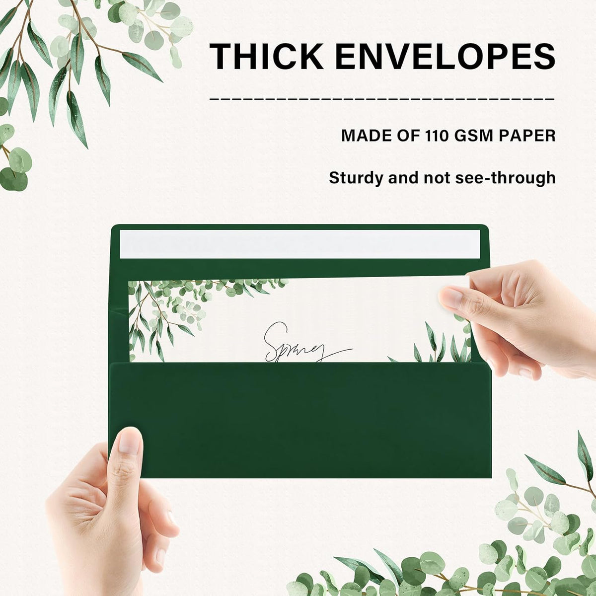 200 Pack #10 Christmas Red and Green Envelopes Letter Size, Business Envelopes Self Seal for Invoices, Letter Mailing, Office Checks, 4 1/8 x 9 1/2 Inches
