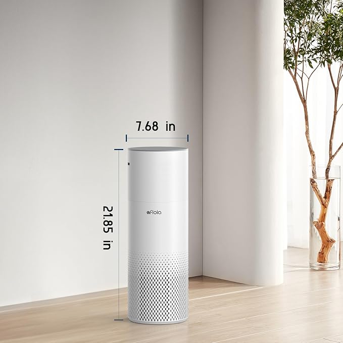 Afloia Humidifier and Air Purifier in One, Air Purifier and Humidifier Combo for Home, 22dB| 7 Colors Light Air Purifiers 2 in 1, Quiet Air Cleaner Removing 99.99% Smokers Odor and Pollen for Bedroom