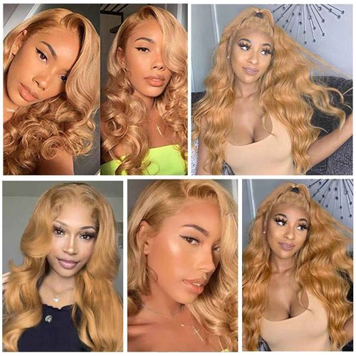 Habiliana Bundles Human Hair 18 20 22 Inch Body Wave Brown 27 Human Hair Bundles 11A Unprocessed Brazilian Virgin Quick Weave Hair Extensions for Black Women