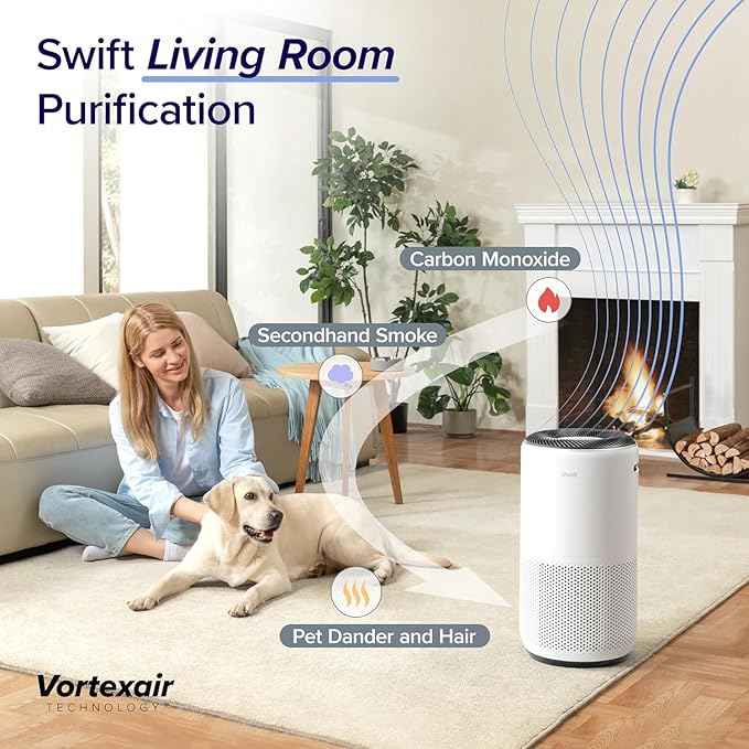 LEVOIT Air Purifier for 1980 Ft2 Room & Smart Humidifier with 3L Tank, Diffuser & APP Control