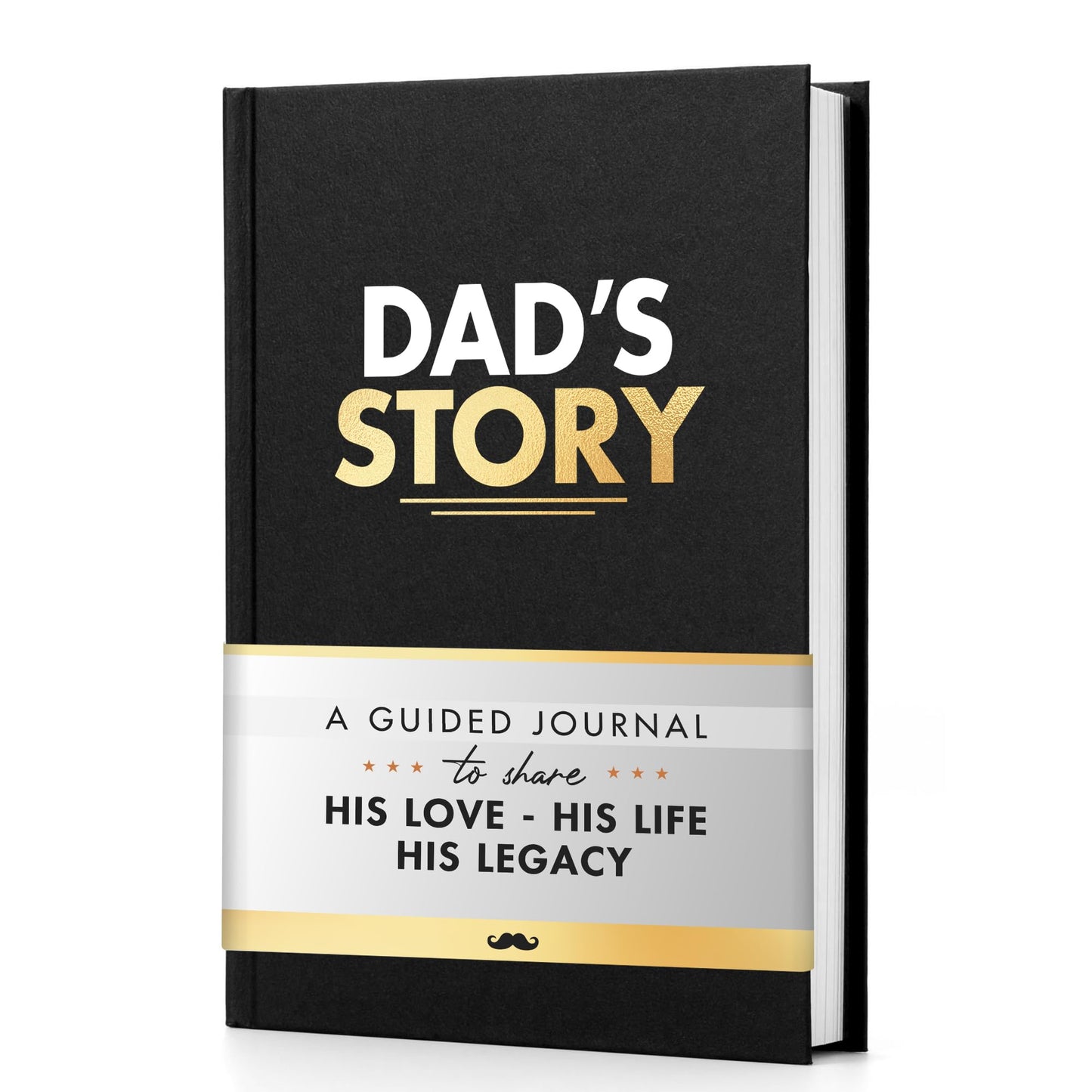 Dad's Story: Gifts for Dad – Guided Journal for Fathers to Share Their Life & Love, Memory Keepsake Book for Dad from Daughter or Son, Father’s Day, Birthday, Christmas & Retirement Presents for Dad