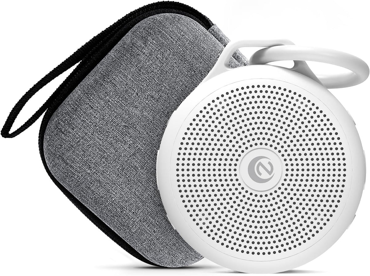 Portable White Noise Sleep Sound Machine for Home and Travel. Perfect for Your Sleeping Baby with a dimmable Night Light and Long Battery Life. Baby Essential Adult/Child Lock Feature