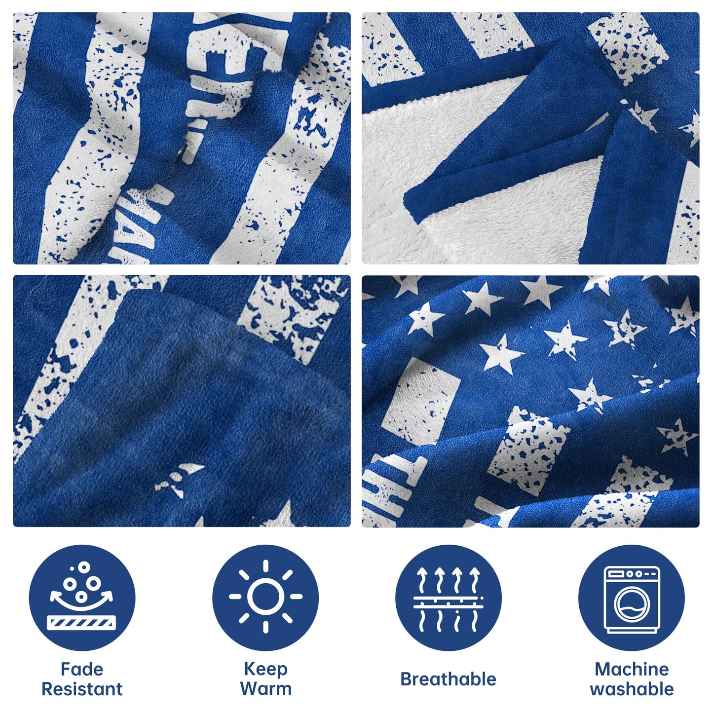 musaecoin Birthday Gifts for Brother- Flag Blanket with The Man The Myth The Legend- Brother Gifts from Sister Bro, Cool Graduate for Bro, Soft Blanket Throw for Bed Sofa Car, 60”×50”
