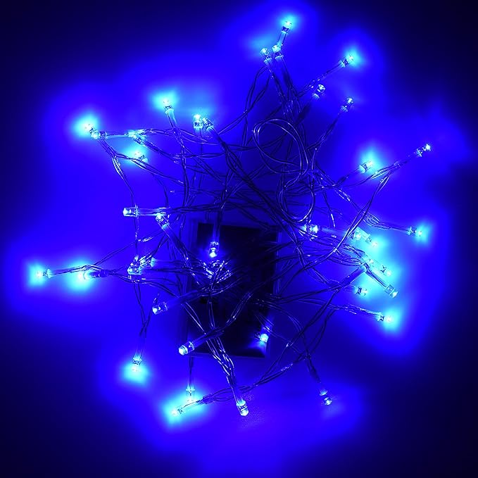 Karlling Battery Operated Blue 40 LED Fairy Light String Wedding Party Xmas Christmas Decorations(Blue)