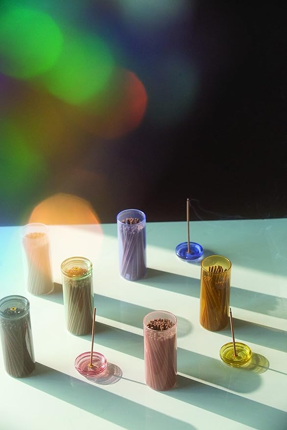 Paddywax Candles Haze Collection Incense Sticks in Glass Jar, 100-Piece, Fresh Air