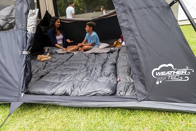 Coleman Instant Tent with 1-Minute Setup, 6-Person Tent with Pre-Attached Poles, Air Vent, & Carry Bag