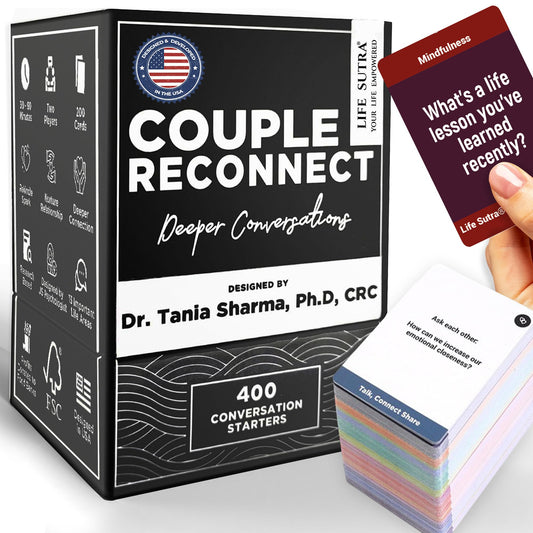 Couple Conversation Games & 400 Activities for Adults, Fun Board Card Game for Adult Couples in Relationship - Birthdays, Wedding, Bridal Shower, Wife Husband Gift, 2 Players Date Night Ideas Gifts