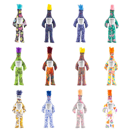 Dammit Doll - Classic Random Color, Stress Relief - Gag Gift - 1 Doll