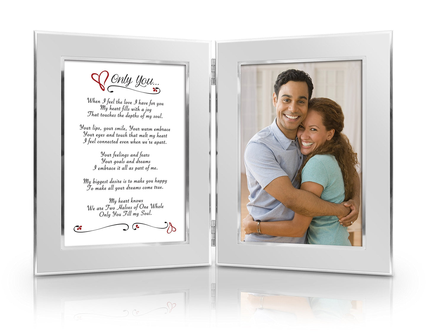 BEST Romantic Christmas Gift Valentine Anniversary, Gift for Her, Him, Wife, Husband, Girlfriend, Boyfriend, Soulmate, Lover. Date Night Gift. Romantic Poem + Your Favorite Photo = Custom Poetry Gift
