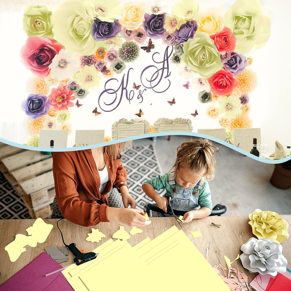 100 Sheets Yellow Cardstock 8.5 x 11 Thick Paper, Goefun 80lb Card Stock Printer Paper for Invitations, Menus, Wedding, DIY Cards