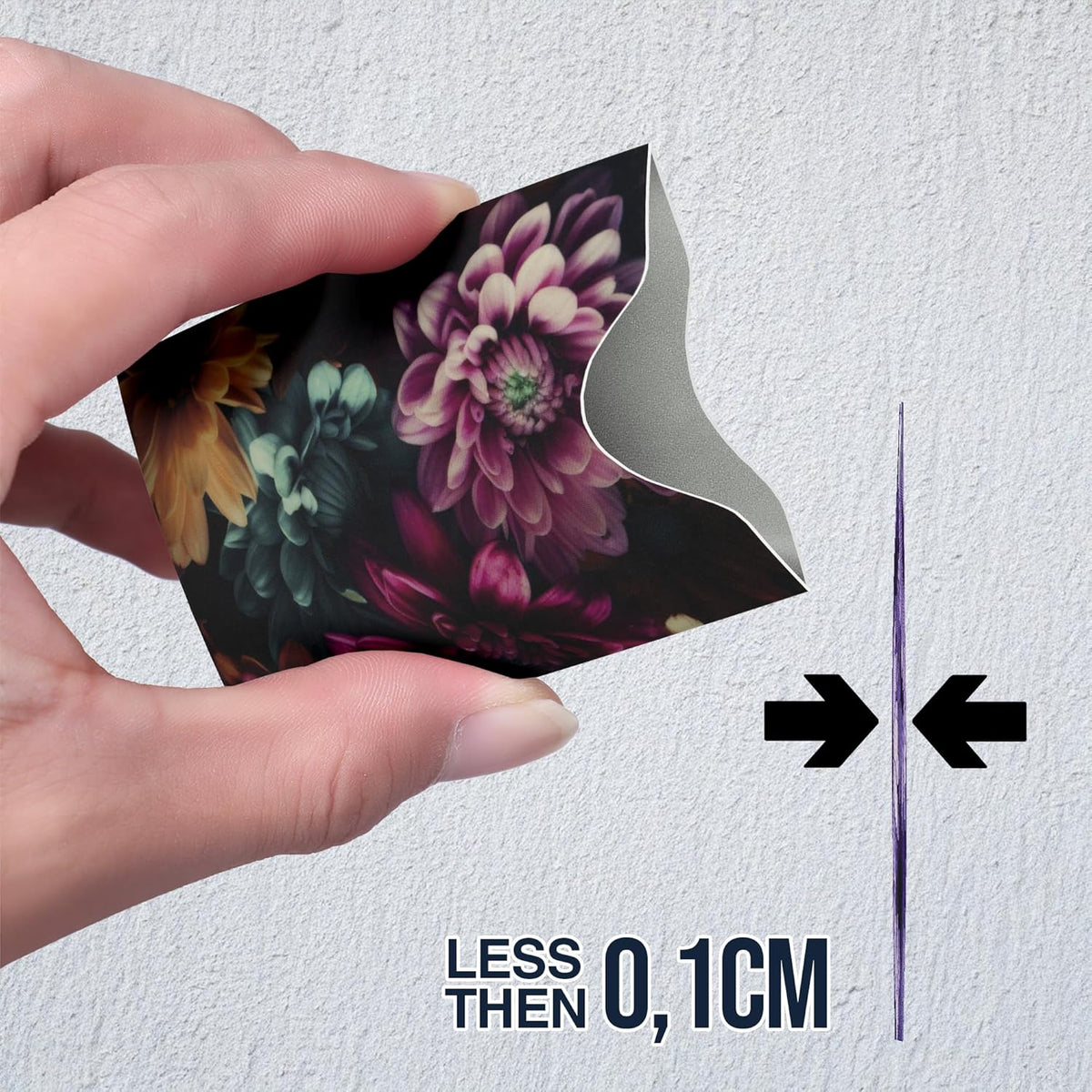 Boxiki Travel Set of 15 RFID Blocking Sleeves Best way to Protect your Cards from Electronic Theft. Durable, Lightweight, and Compact Design to fit in any Pocket or Purse. (Flowers Theme)
