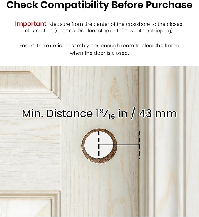 Lockin Veno Plus Video Smart Lock with Camera 2K 180°, Keyless Entry Door Lock for Front Door, Palm Vein & Fingerprint Biometric Access, Built-in Wi-Fi, 8GB Storage, No Monthly Fees