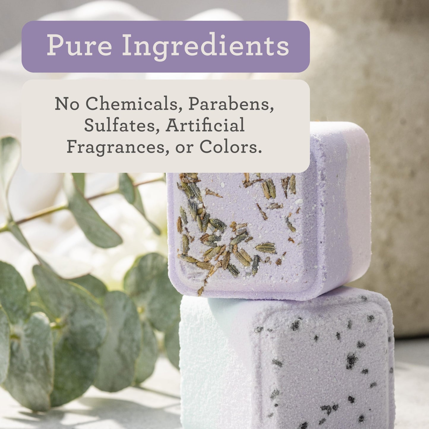 Lizush Luxury Spa Gifts for Women - 6 Piece Lavender Gifts for Her, Gift Baskets for Women, Body Care Set for Mom, Birthday Box, Self Care Spa Kit For Wife - Handmade in the USA