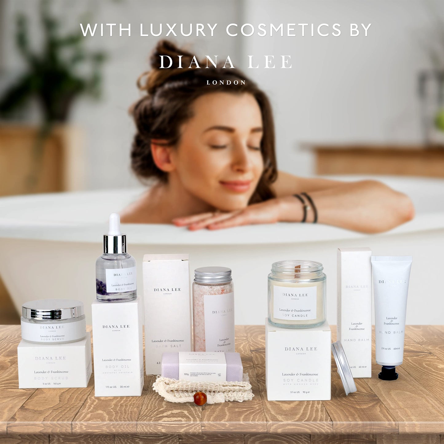 Jasmyn & Greene Luxury Spa Gift Basket for Women - 10 Relaxing Spa Birthday Gifts for Women with Lavender. Bridal Shower Gifts for Woman with Self Care Kit. Get Well Soon Package for Mother Sister.
