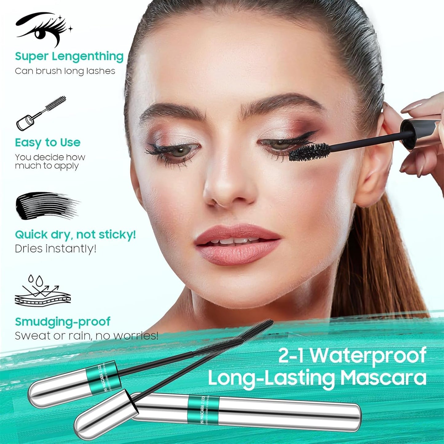 Makeup Sets for Women Girls Makeup Bag Eyeshadow Palette Air Cushion Eyebrow Pencil Mascara Lipstick, Create Sophisticated Makeup for Your Wife & Girlfriend