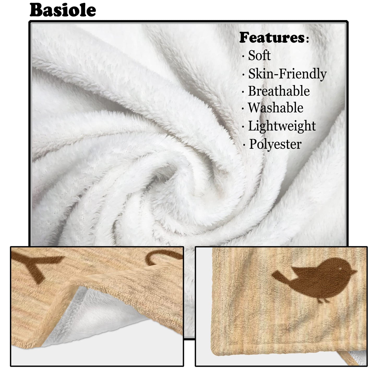 Basiole 55th Anniversary Wedding Gifts for Couple, 55th Anniversary Blanket, Best 55 Anniversary for Husband Wife Parents Gifts, Gift for 55 Years of Marriage Decor Throw Blankets 50"X60"