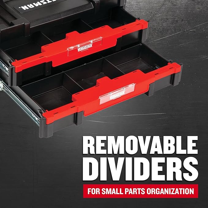 CRAFTSMAN Plastic Tool Box With Drawers, Organizer and Storage (CMST17804)
