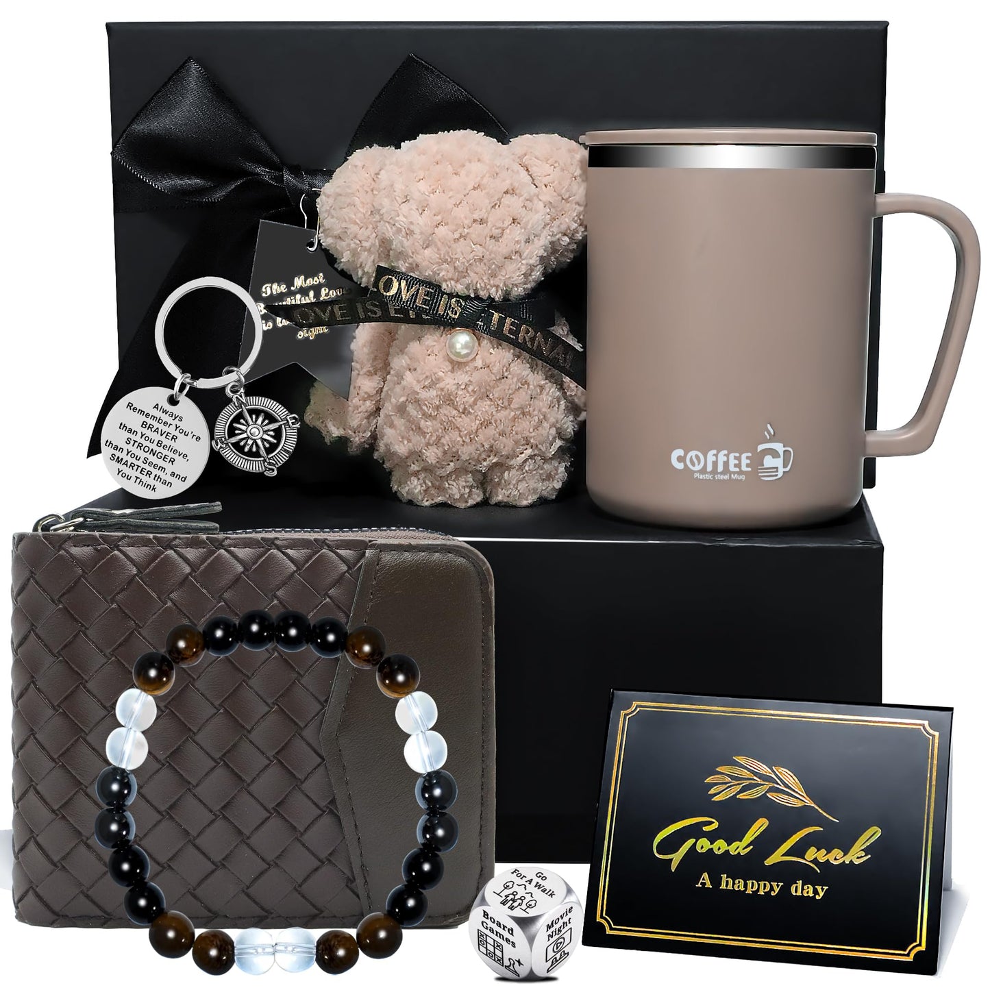 Birthday Gifts for Men, 7 Pack Unique Birthday Gifts Box for Father Husband Brother Son Boyfriend Friend, Best Ever Men Premium Box Ideas Set for Him,Surprise Sets for Father's Day, Valentine's Day