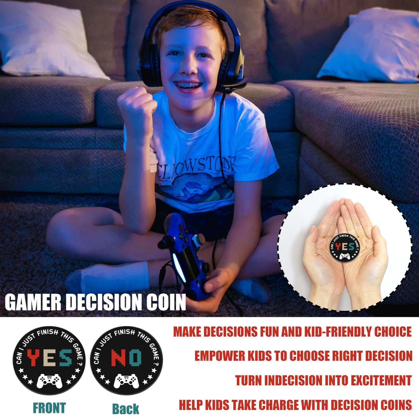 Gamer Gifts for Men Boyfriend Dad Brother, Gaming Accessories for Room, Gaming Stuff, Christmas Gifts for Friend- Gamer Gift Set Box
