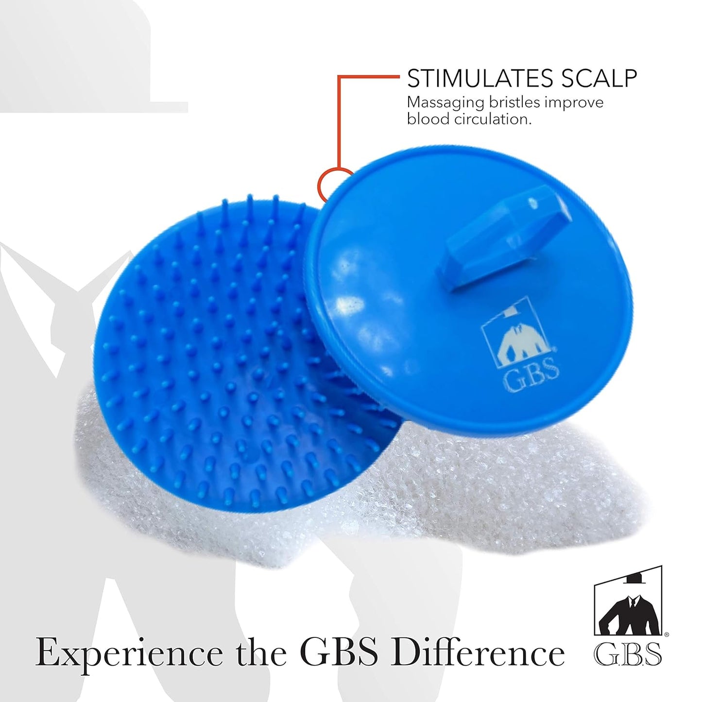 Shampoo Scalp Massage Brush (1 Blue Brush) 8 Pack