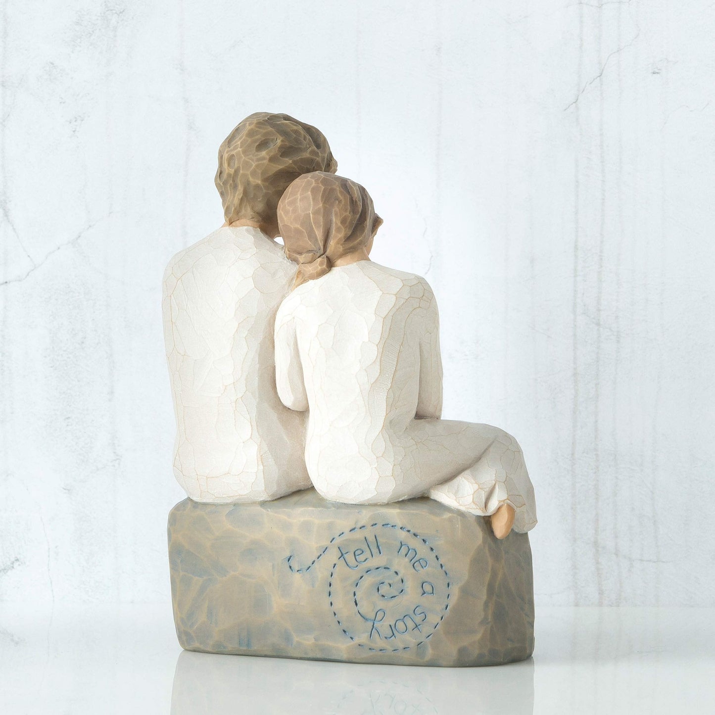Willow Tree with My Grandmother, The Best Gift is time Spent with You, A Gift to Express Love, Closeness, and Family Relationships Between Grandparents and Grandchildren, Sculpted Hand-Painted Figure