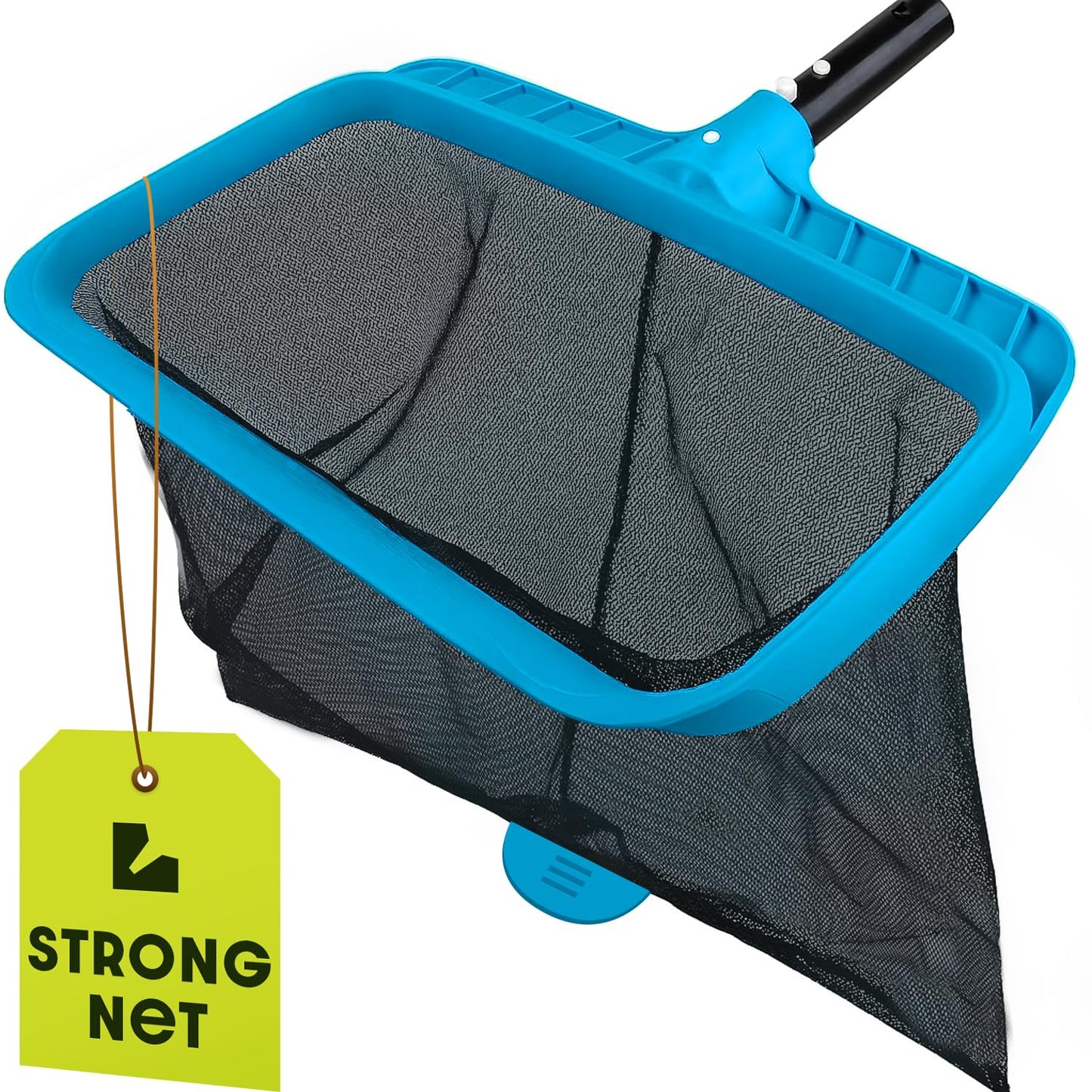 Pool Skimmer Net for Cleaning – Heavy Duty Deep Mesh Pool Net Skimmer - Fine Leaf Rake Net for Swimming Pools, Ponds - Strong Frame - Fits Standard Pool Poles (Net Only, No Pole)
