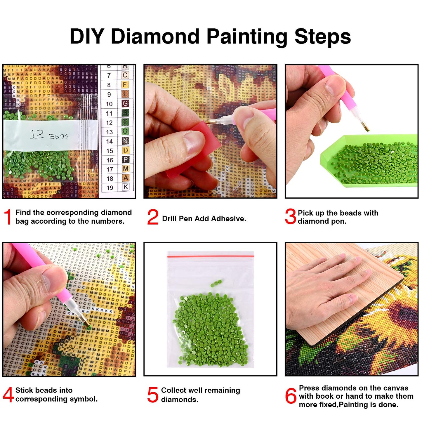 KTHOFCY 5D DIY Diamond Painting Kits for Adults Kids Trippy Mushroom Full Drill Embroidery Cross Stitch Crystal Rhinestone Paintings Pictures Arts Wall Decor Painting Dots Kits 15.7X11.8 in