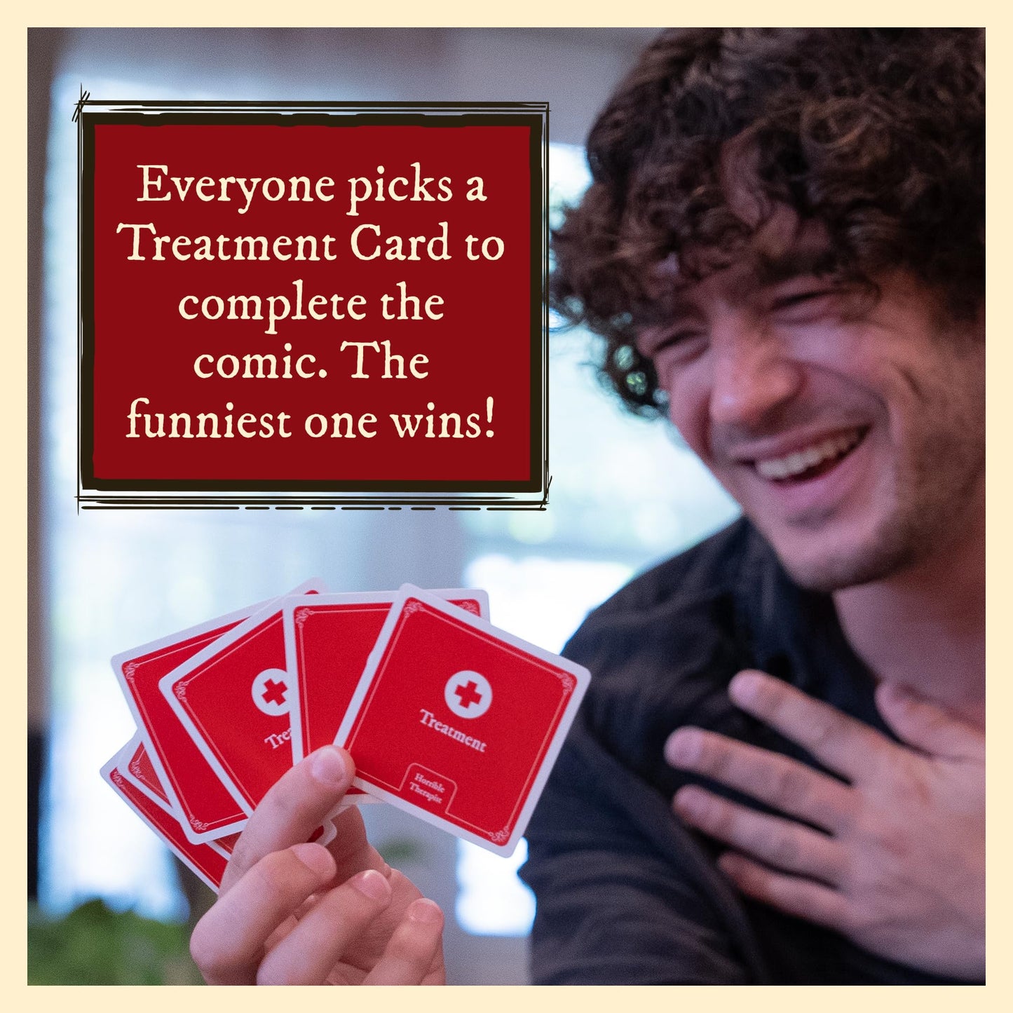 Horrible Therapist: Extra Horrible Edition by Exploding Kittens - A Card Game for 3-8 Players, Ages 17+ - Adult Party Game for Family Night