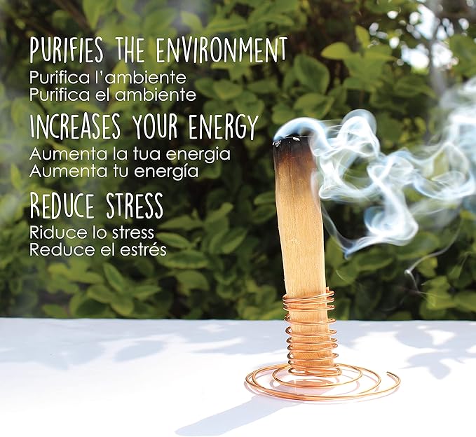 PALOSANTO - Palo Santo Incense Sticks Especial 10cm 3,94in - 3 Pack - Large Organic Palo Santo Sticks Strong Aroma - Wild Harvested Holy Sticks 2cm Thick - Palo Santo Wood Bursera Graveolens