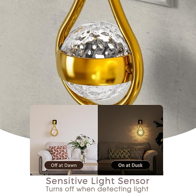 Briignite LED Night Lights Plug into Wall, 330° Rotating Night Light with Dusk to Dawn Sensor, 0-100LM Dimmable Nightlight Adjustable Brightness, 3000K Warm White for Hallway, Bedroom, Stairway
