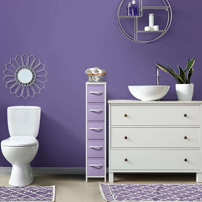 Sorbus Kids Dresser with 5 Drawers - Storage Unit Organizer Chest for Clothes - Bedroom, Kids Room, Nursery, & Closet