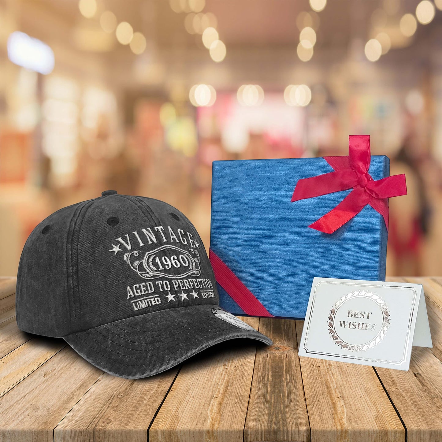 65th Birthday Gifts for Men Grandpa,1960 for 65 Year Old Vintage Baseball Hat, Turing 65th Parents