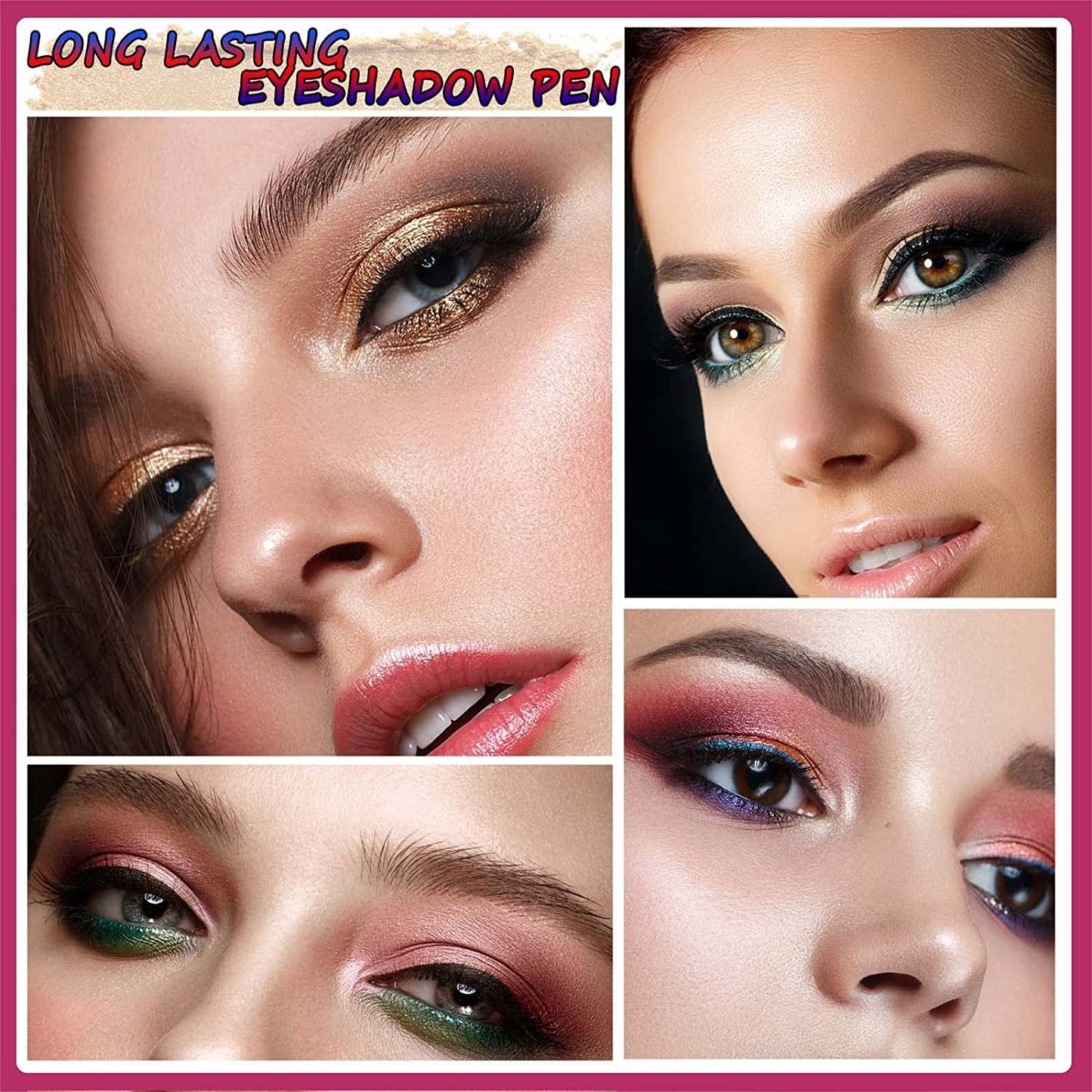Silver Grey Cream Glitter Shimmer Eyeshadow Pencil, Waterproof Long Lasting Eye Shadow Stick High Pigment Hypoallergenic Highlighter Stick Create Multi-Dimensional Eyes Look 11#