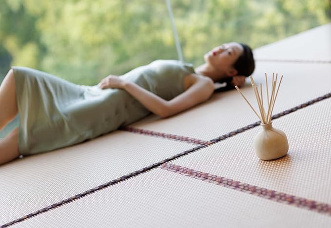 Blueme Calm Diffuser | Osmanthus & Sandalwood | 16.91 Fl Oz - Refillable Wellness Diffuser, Contains Essential Oil, Sustainable, Hand Finished, Premium, Luxury Ceramic, Natural Rattan Reeds | Large