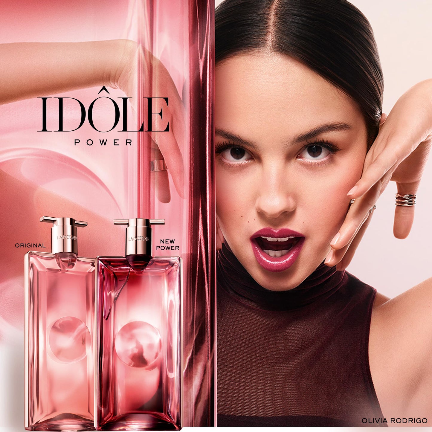 Lancôme Idôle Power Eau De Parfum Intense – Long Lasting Fragrance with Notes of Fruity Pomarose and Sandalwood - Fruity and Woody Floral Women's Fragrance – 0.85 Fl Oz.
