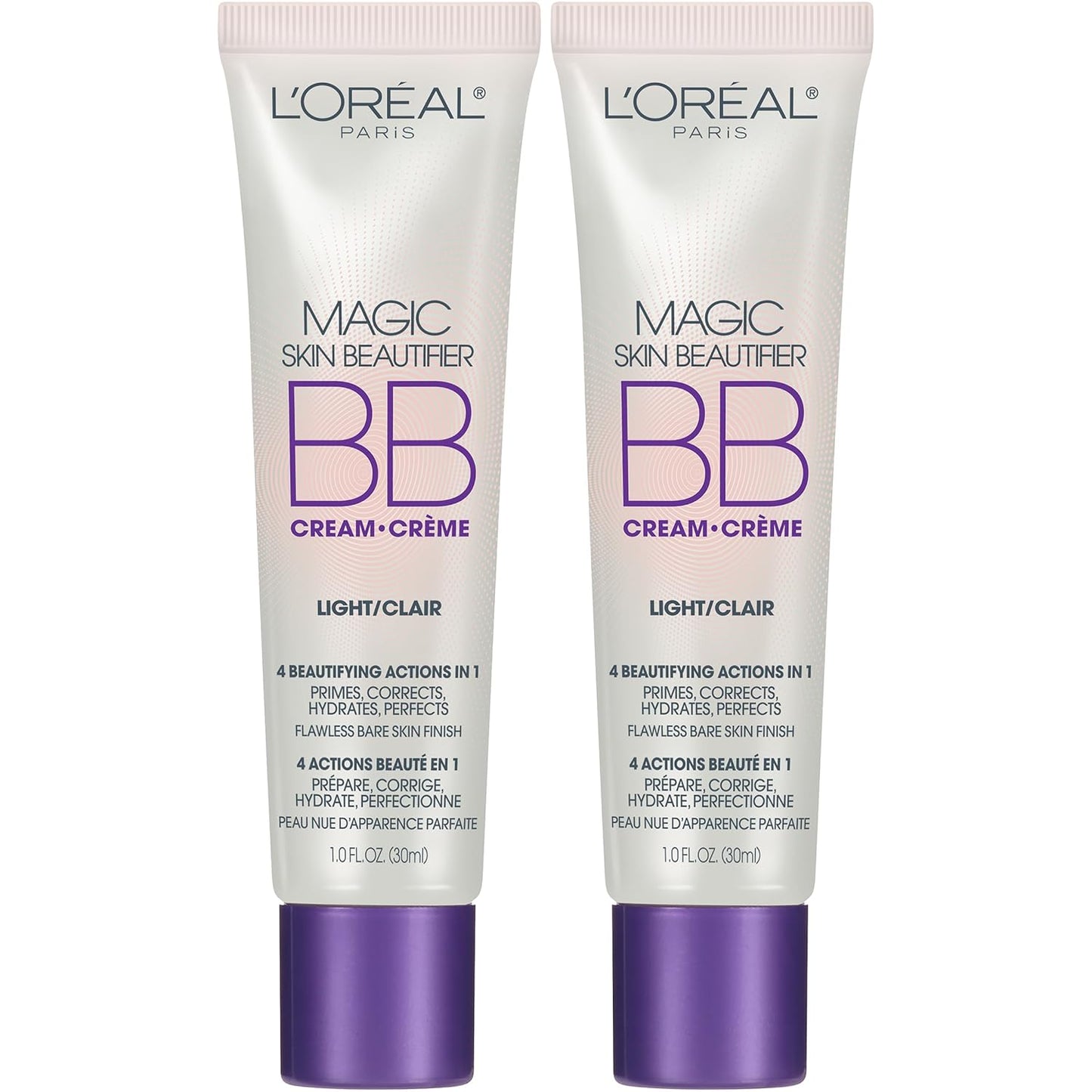 L'OrÃ©al Paris Makeup Magic Skin Beautifier BB Cream Tinted Moisturizer, Light, 1 fl oz, 2 Count
