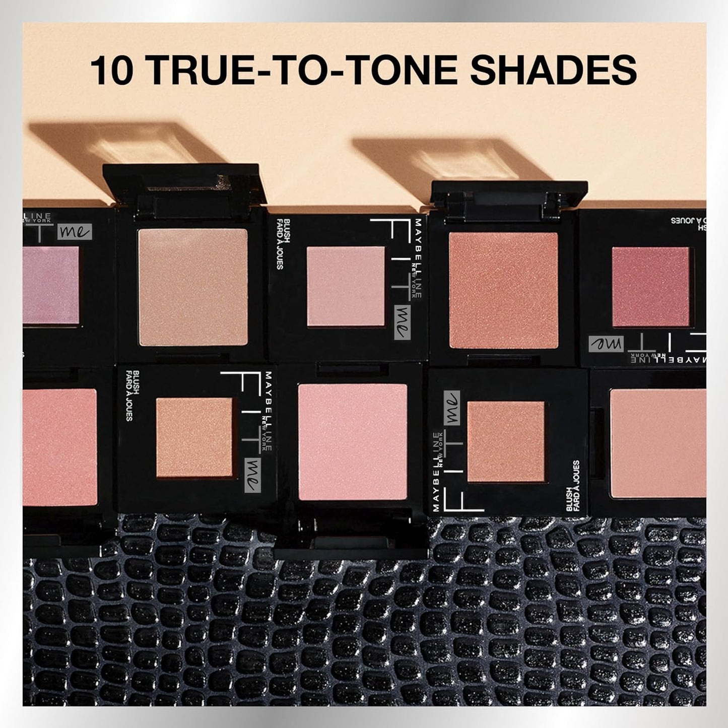 Maybelline Fit Me Blush, Peach, 0.16 Ounce (Pack of 3)