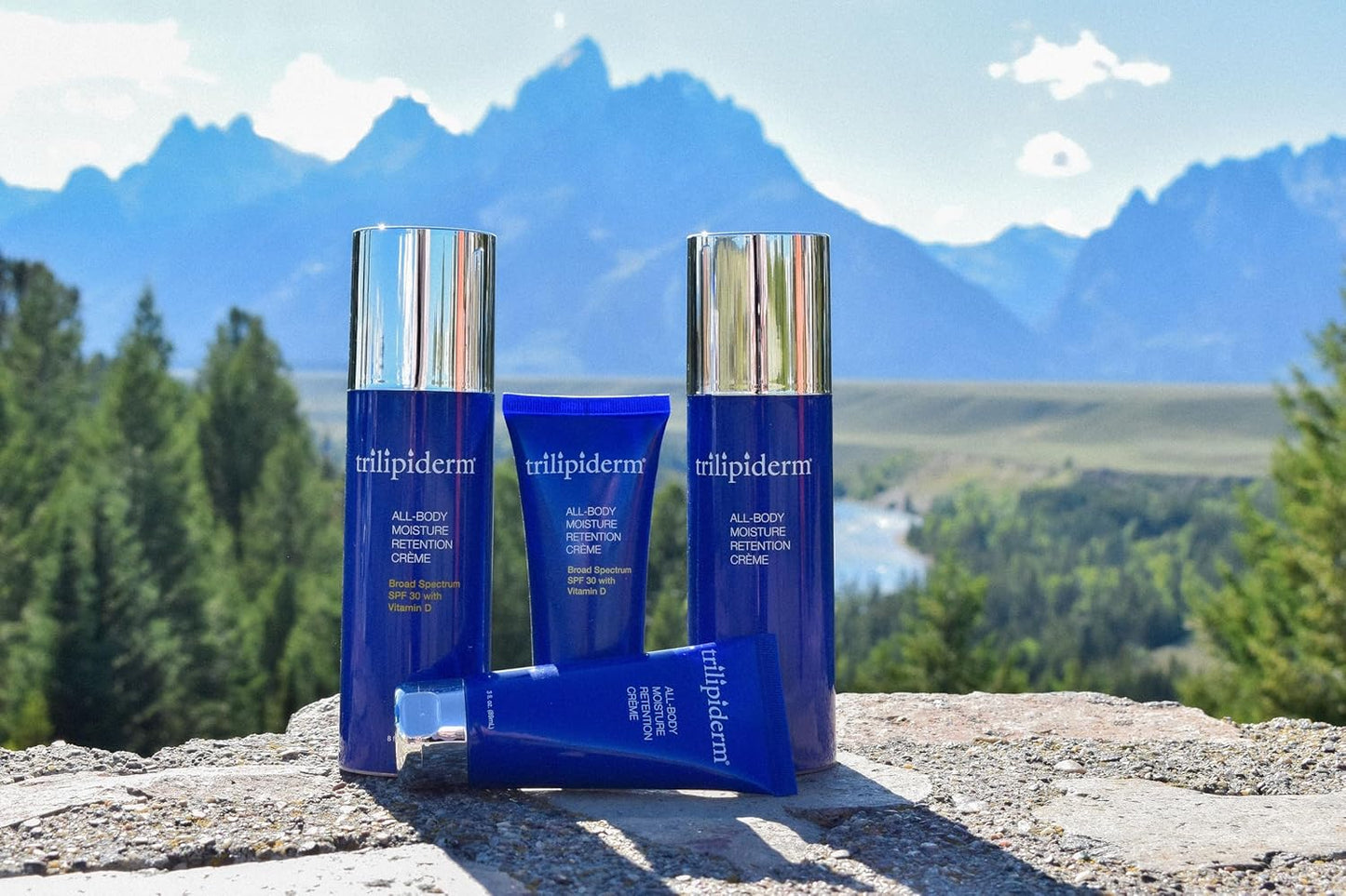 Trilipiderm All-Body Moisture Retention Crème with SPF 30, Vitamin D - 3oz Travel Size Sunscreen