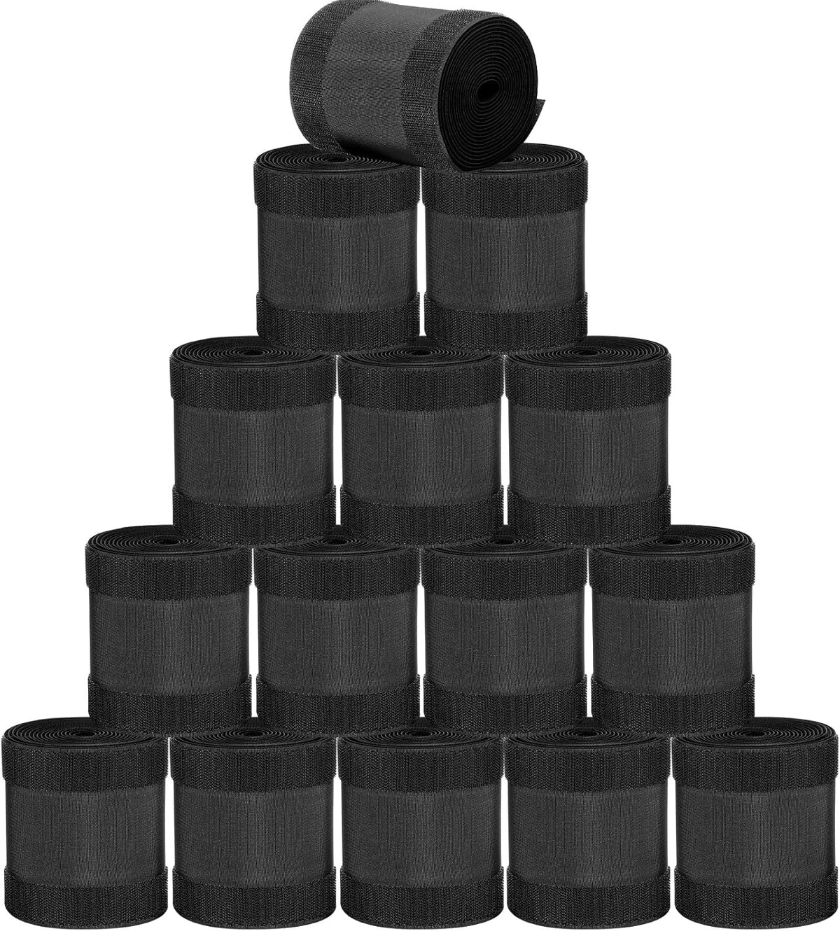 WILLBOND Carpet Cord Cover Cable Grip Floor Cover Cable Protector Management Only for Commercial Office Carpet(Black,147.64 ft)
