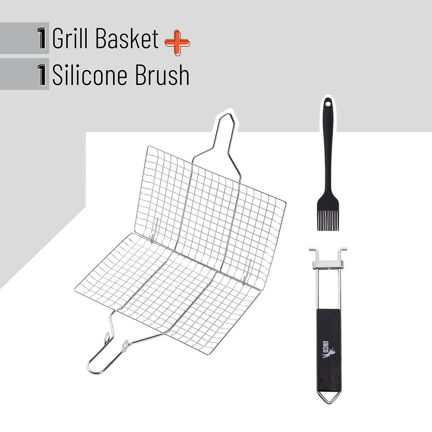 UNCO Stainless Steel Fish & Vegetable Grill Basket