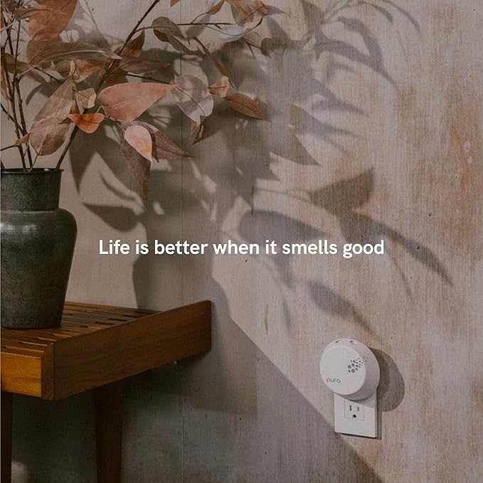 Pura Smart Home Air Diffuser - Smart Air Diffuser - Up to 120-Hours of Luxury Fragrance per Refill - Spring & Summer Fragrance - 2 Pack, Linens & Surf
